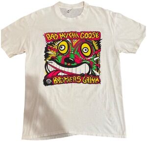 Vintage 1987 Frank Kozik Brothers Grimm Bad Mutha Goose T-Shirt FSU White L